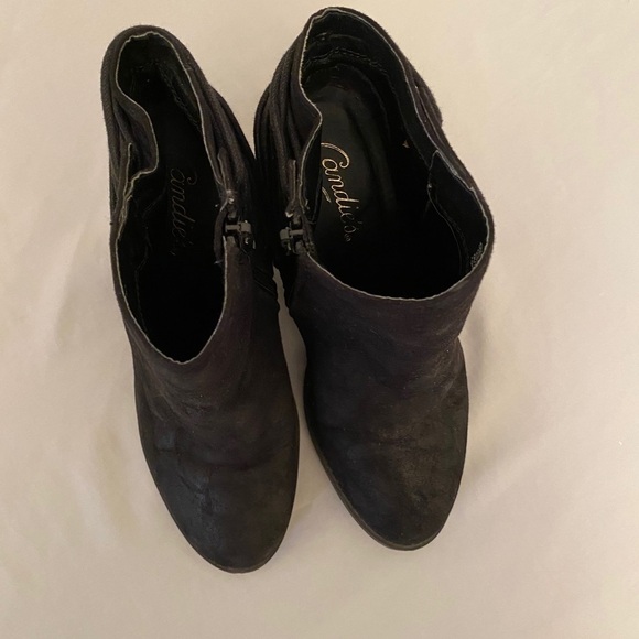 CANDIE’S Cabootscoot Black Distressed Boots Zip - Picture 8 of 11